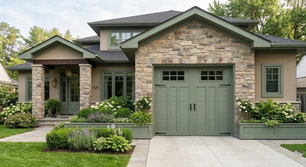 Image 1 of Beyond Functionality: Creative Ways to Match Your Garage Door with Your Home's Exterior Decor