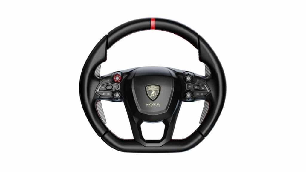 Image 1 of Moza Lamborghini Revuelto Steering Wheel: A Complete Guide for Sim Racing Fans