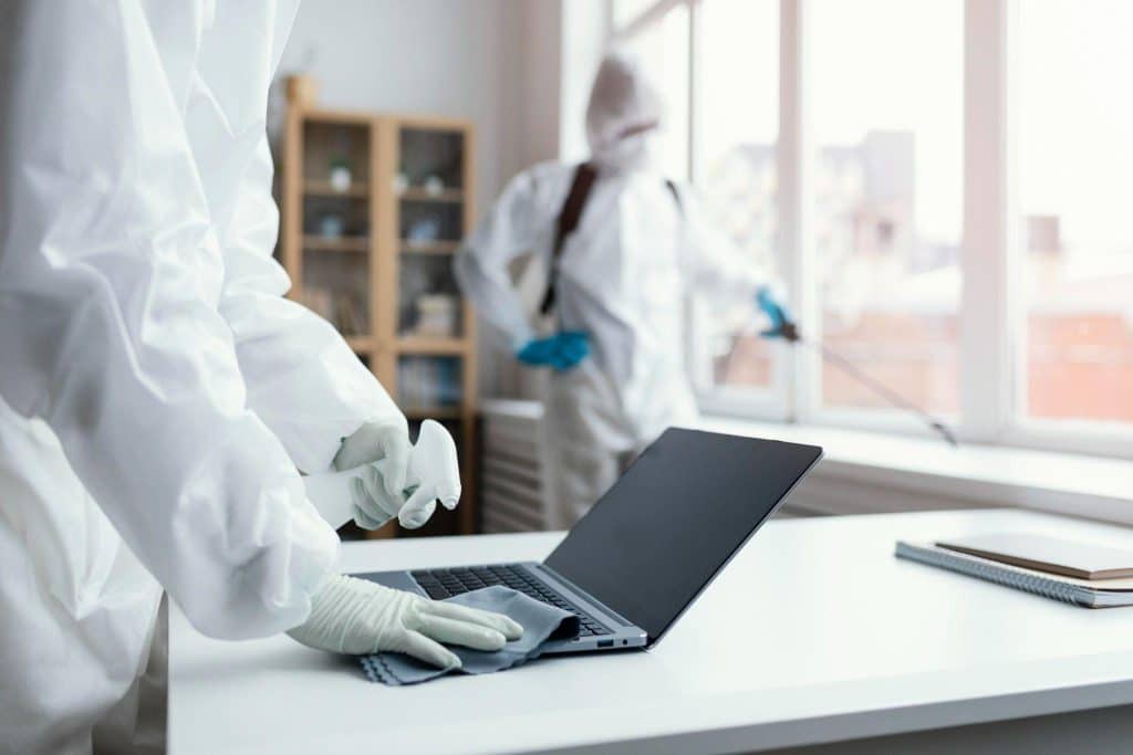 Image 1 of Office Disinfecting Guidelines For Safe And Healthy Workplaces, Massachusetts