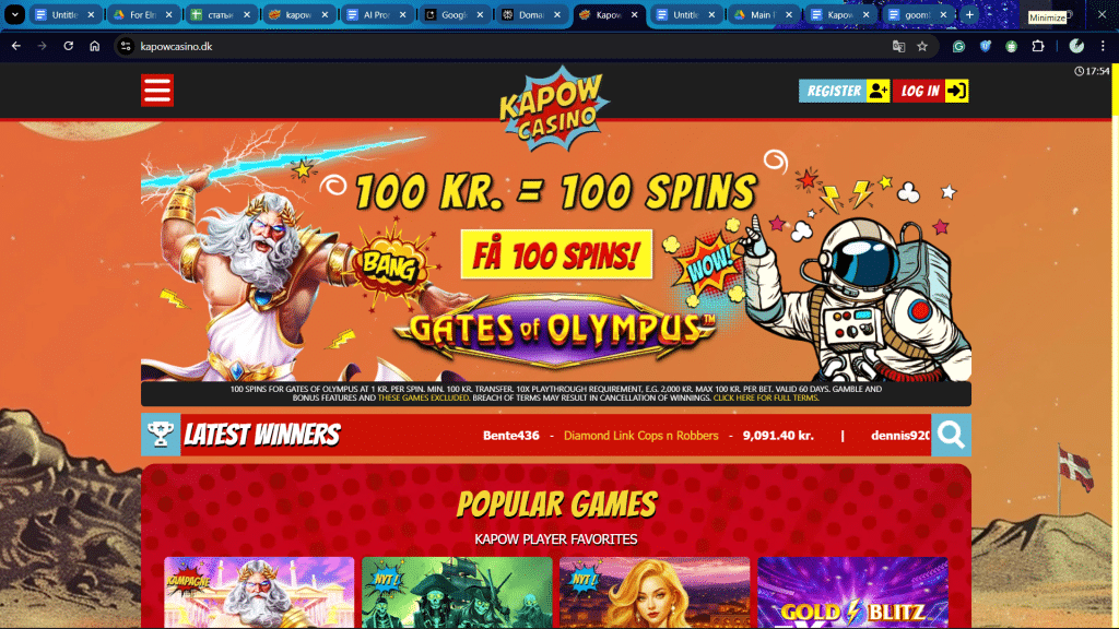 Kapow Official Site and Welcome Bonus Guide Image 1 of Kapow Official Site and Welcome Bonus Guide