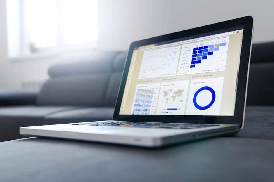 A streamlined digital management dashboard displaying key performance indicators - digital growth infrastructure