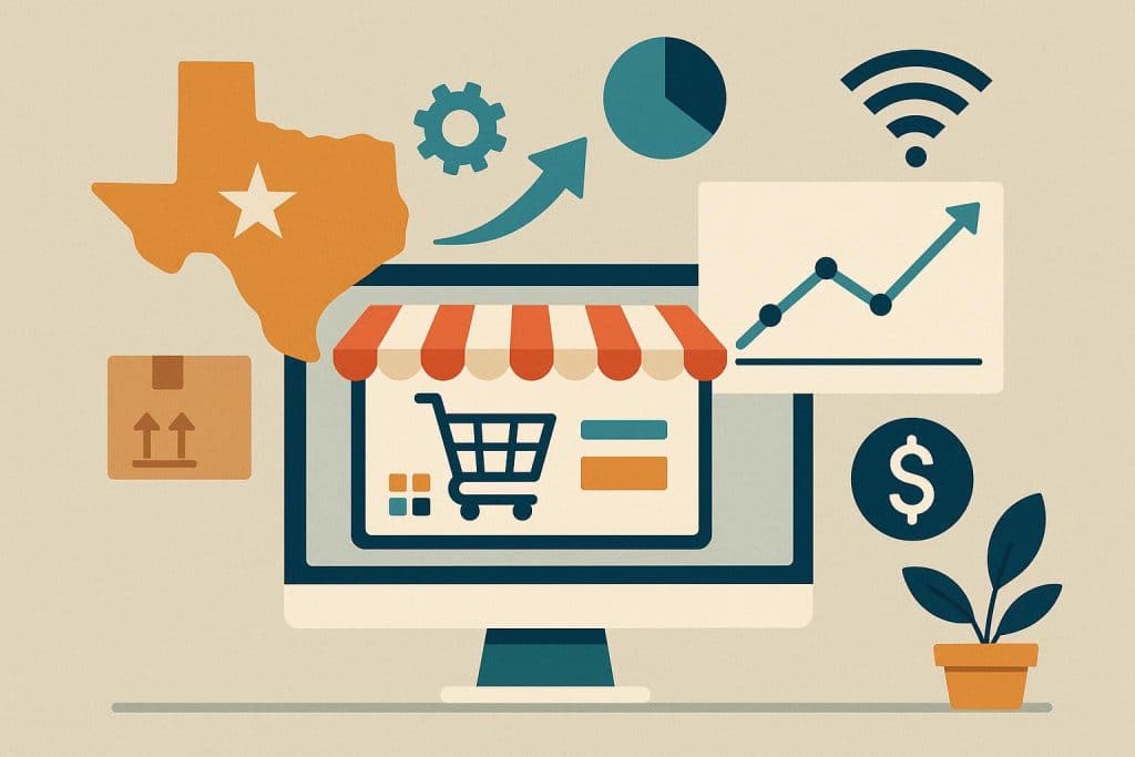 Austin web design agency developing e-commerce website for online business growth