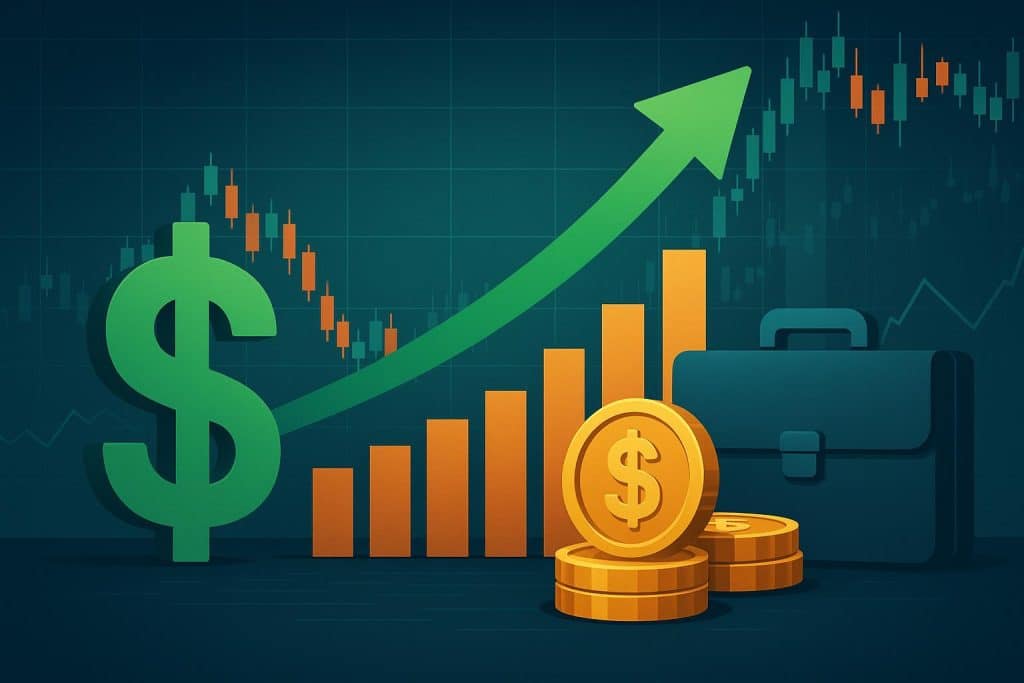 Graph showing growth of funded trading programs and their influence on modern financial markets