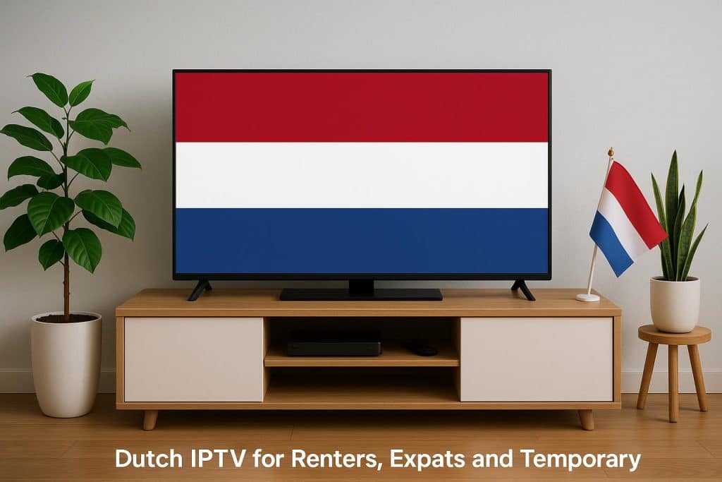 Dutch IPTV setup for expats and renters accessing Dutch TV channels from temporary accommodations