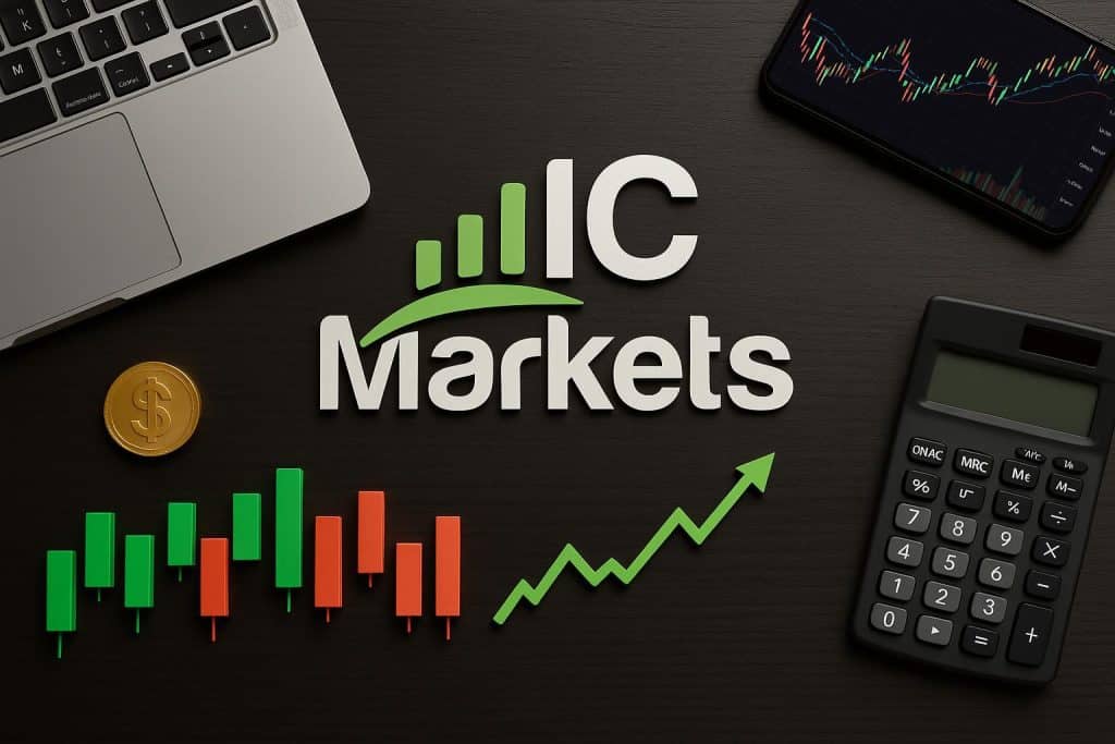 IC Markets trading platform dashboard showcasing forex and CFD trading features for brokers