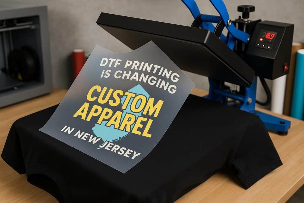 DTF printing technology transforming custom apparel production in New Jersey garment industry