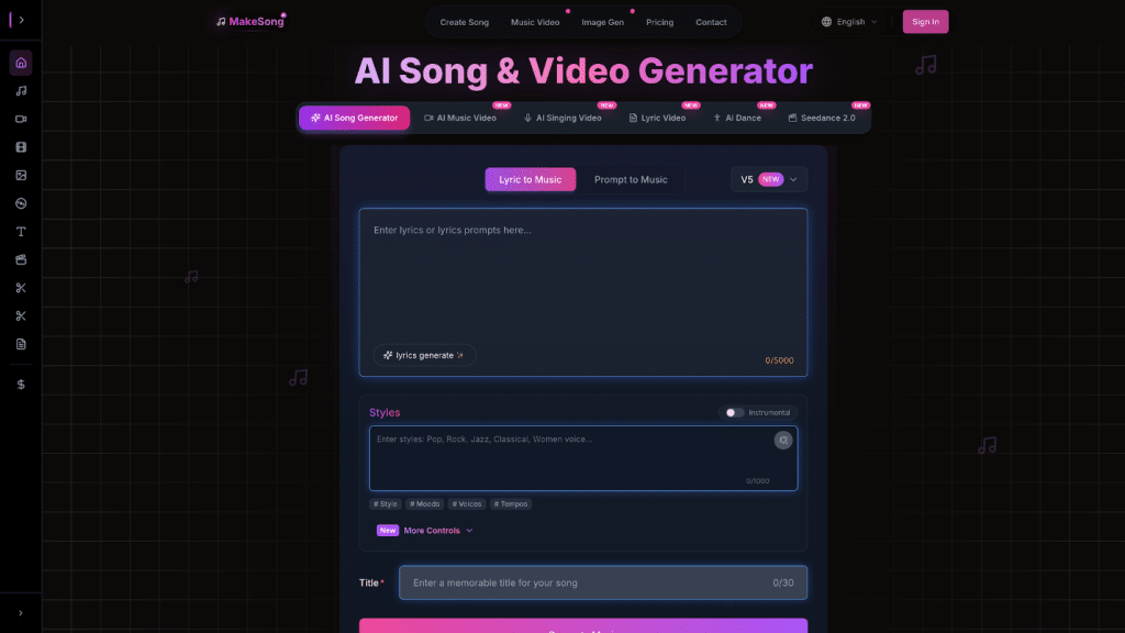 Image 1 of Top AI Music Tools for AI-Powered Songwriting in 2026