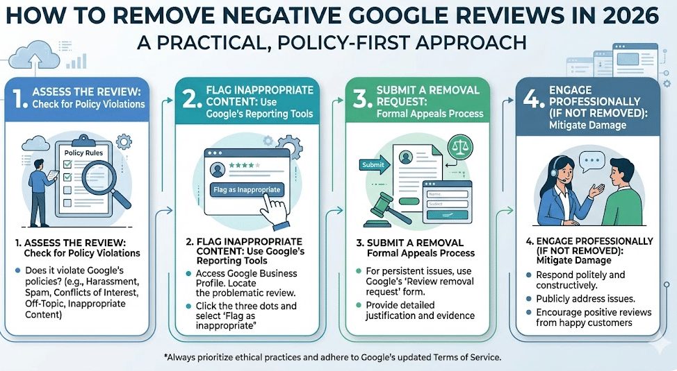 How to Remove Negative Google Reviews in 2026: A Practical, Policy-First Approach