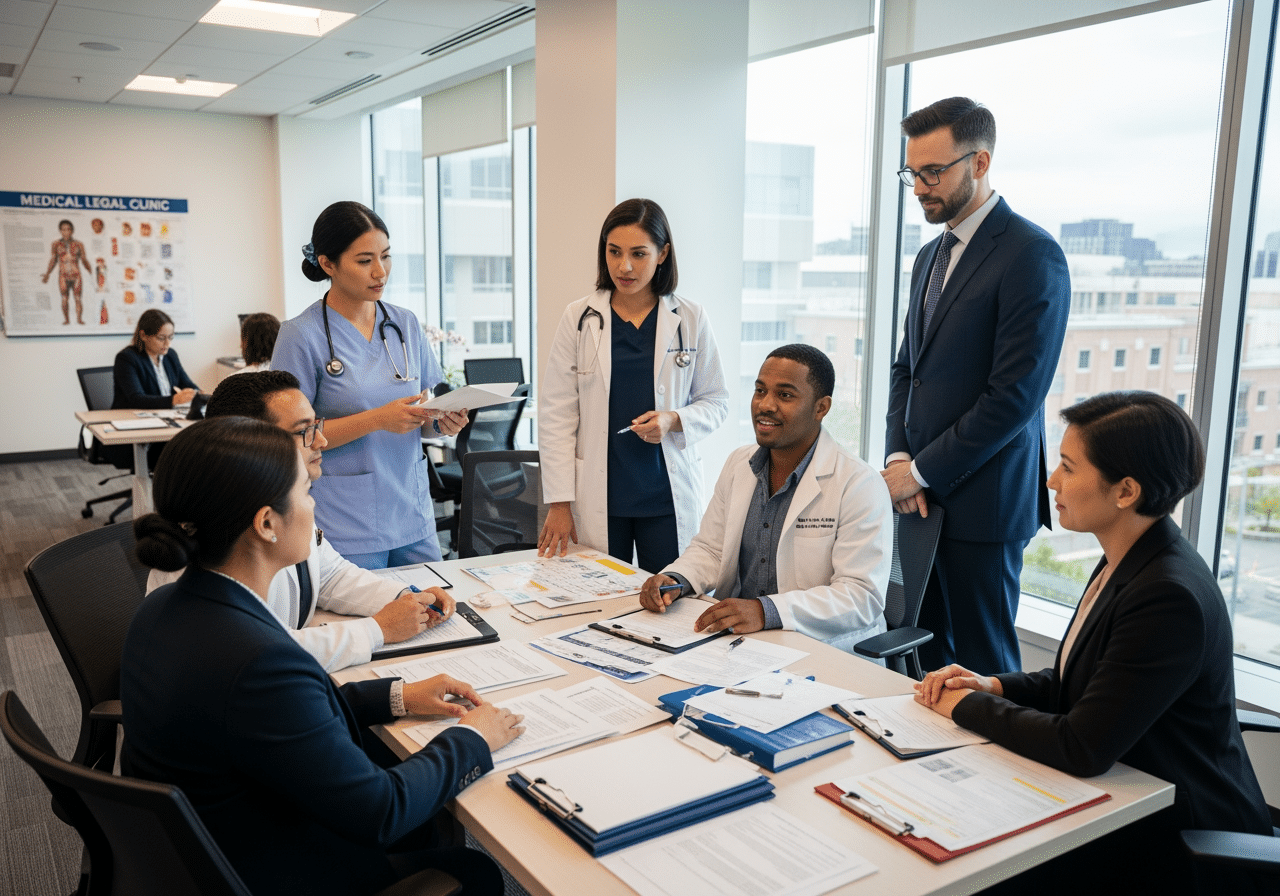 modern medical-legal clinic - specialized legal and healthcare services