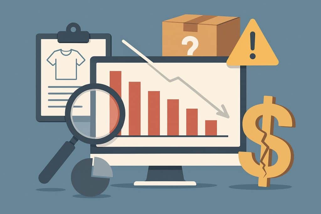Product data myths causing lost revenue, misleading analytics, and e-commerce errors illustrated