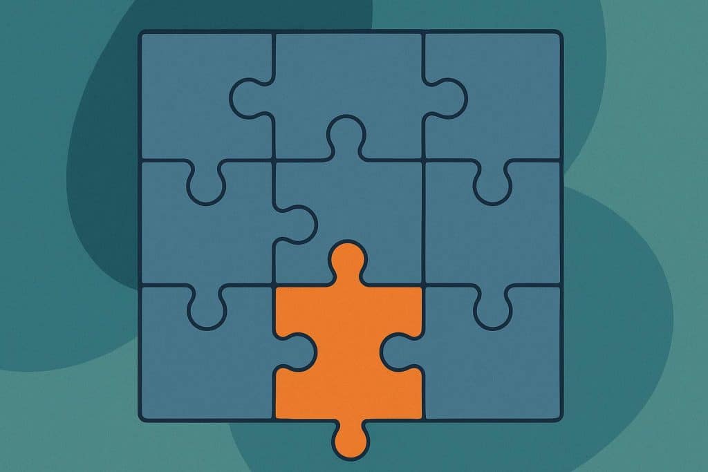 Illustration of teamwork and inclusion symbolizing belonging and connection in the workplace