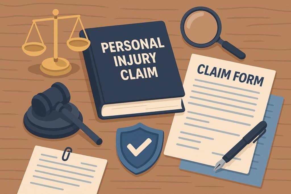 Gavel and legal documents symbolizing strategies lawyers use to boost personal injury claim success