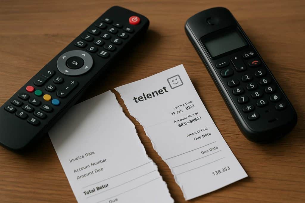 I Was Scared to Cancel Telenet. Here Is What Actually Happened. Telenet cancellation process illustration with customer support and service termination concept