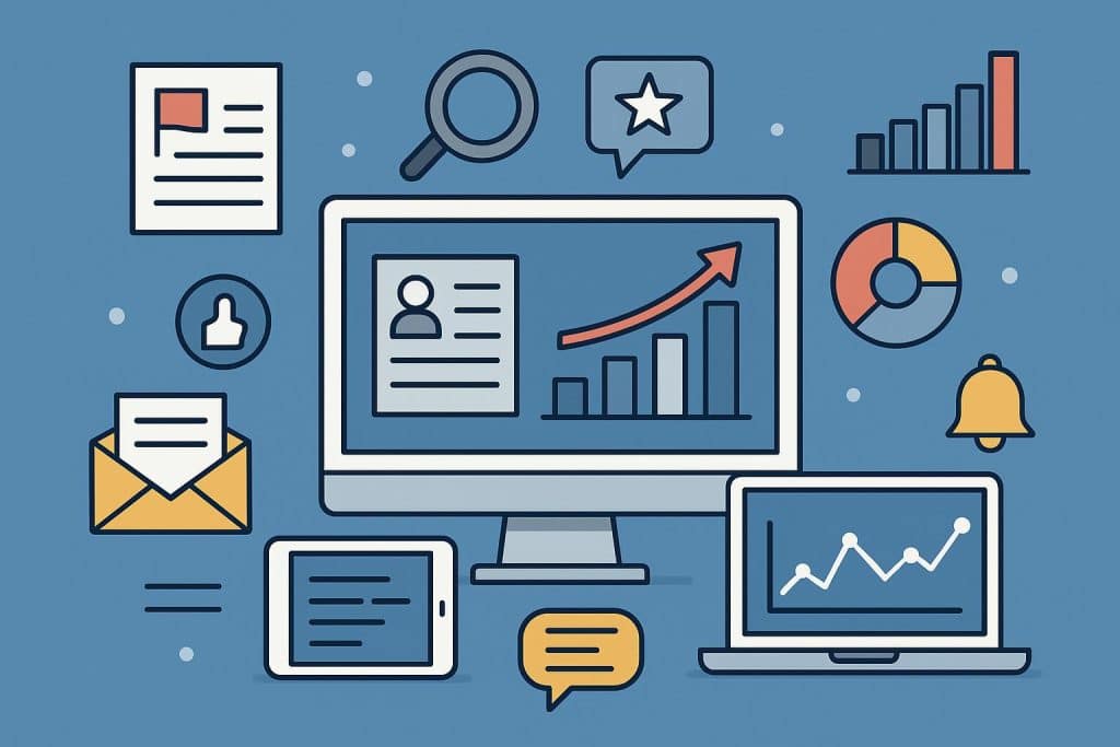 Political and reputation monitoring tools dashboard for public figures and communications teams