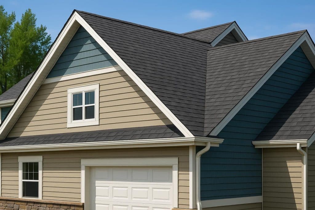 Best Roofing & Siding Contractors in CT Modern house with new roof and siding showcasing expert contractor work in Connecticut