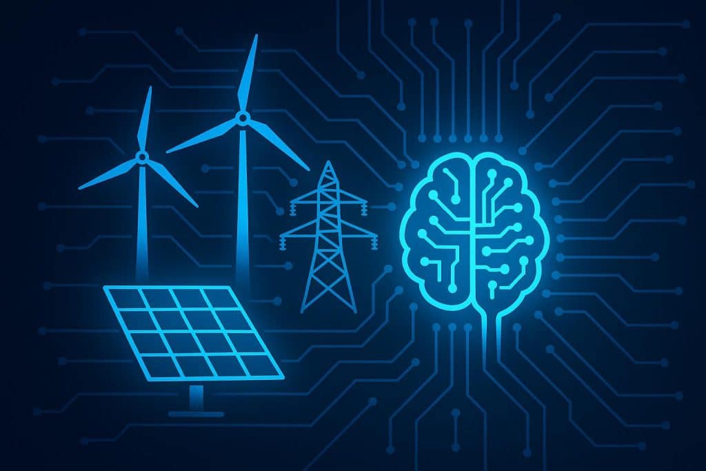 Renewable energy infrastructure integrated with artificial intelligence and data analytics systems