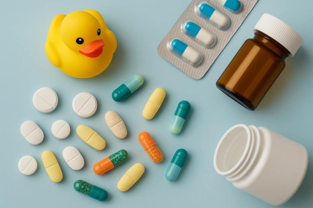 DuckDose online pharmacy website showcasing affordable generic medications without prescription