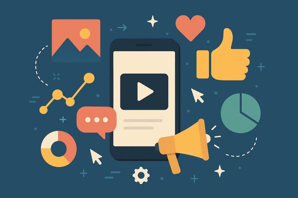 How Visual Micro-Content Is Changing Audience Engagement Illustration of visual micro-content elements enhancing digital audience engagement strategies