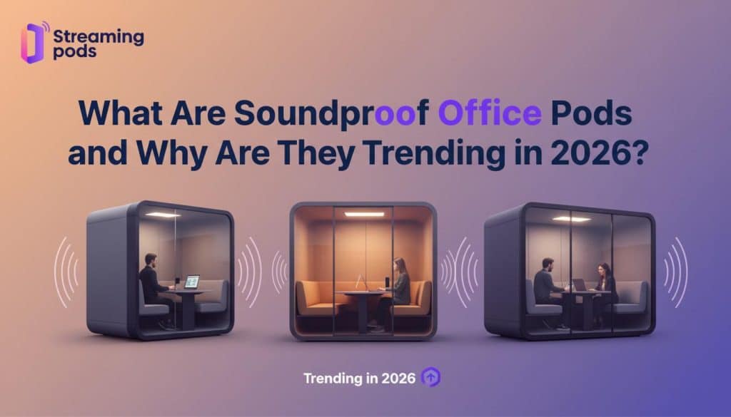 Image 1 of What Are Soundproof Office Pods and Why Are They Trending in 2026?