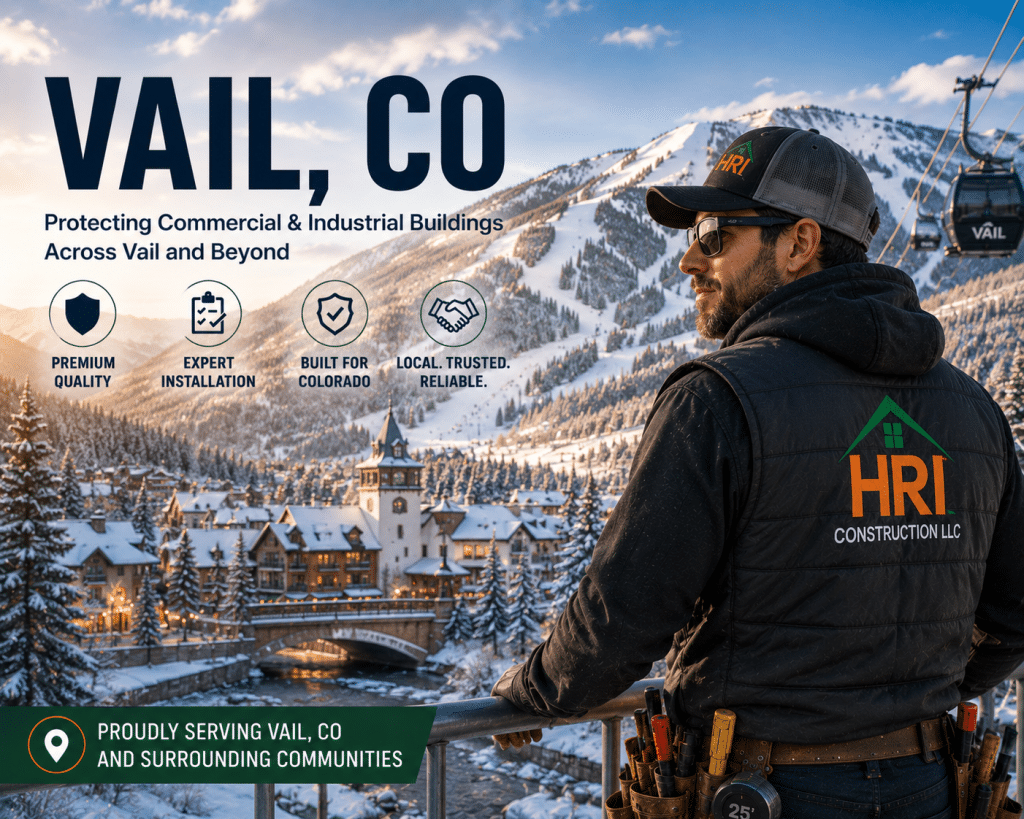 Why Commercial Roof Coatings Make Sense for Vail and Colorado Mountain Towns Image 1 of Why Commercial Roof Coatings Make Sense for Vail and Colorado Mountain Towns