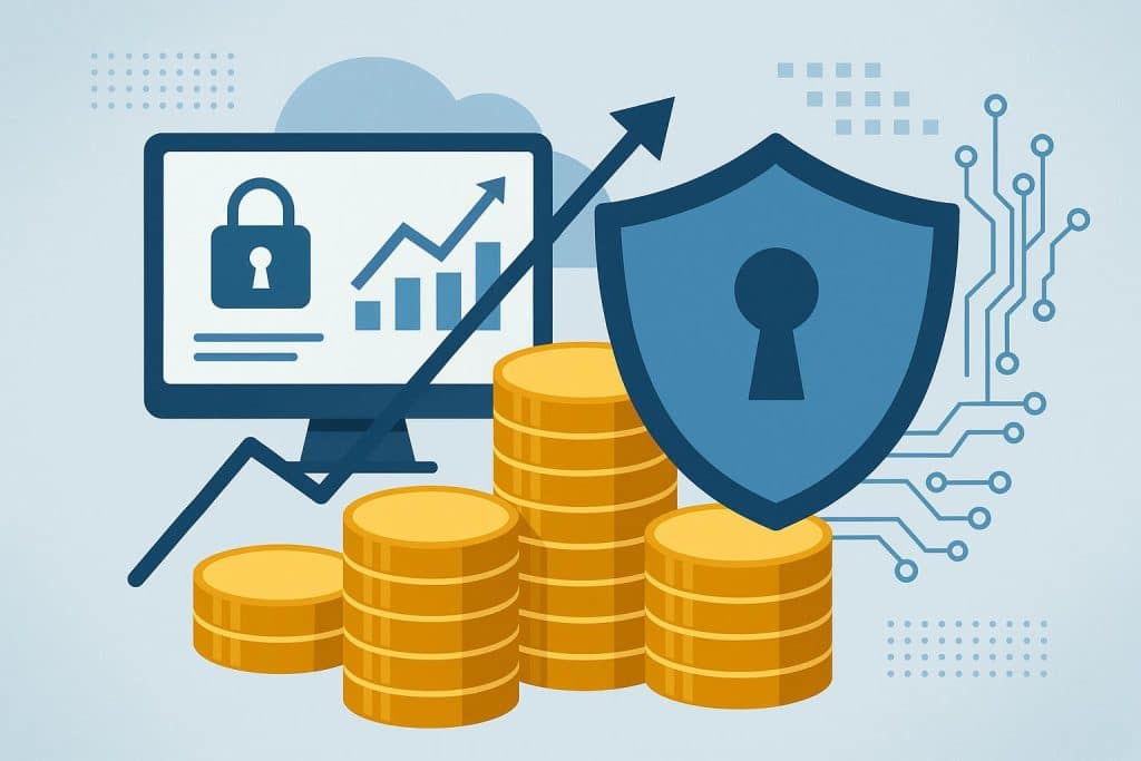 Why Businesses Are Investing More in Proactive Cyber Risk Monitoring Cybersecurity dashboard displaying real-time threat monitoring and risk analysis for businesses
