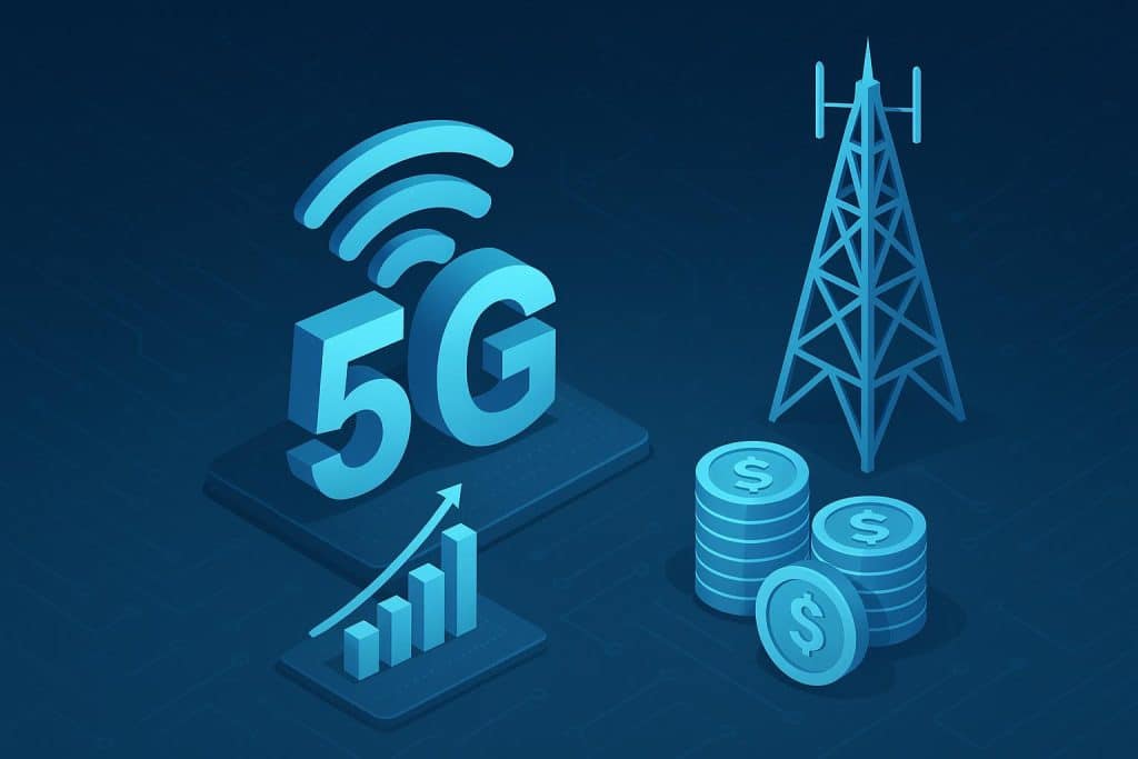 5G Monetization: The New Frontier for Telco Revenue Streams 5G network infrastructure powering innovative revenue streams for telecommunications companies