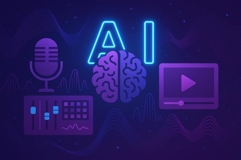 Artificial intelligence transforming digital music creation and innovative video production tools
