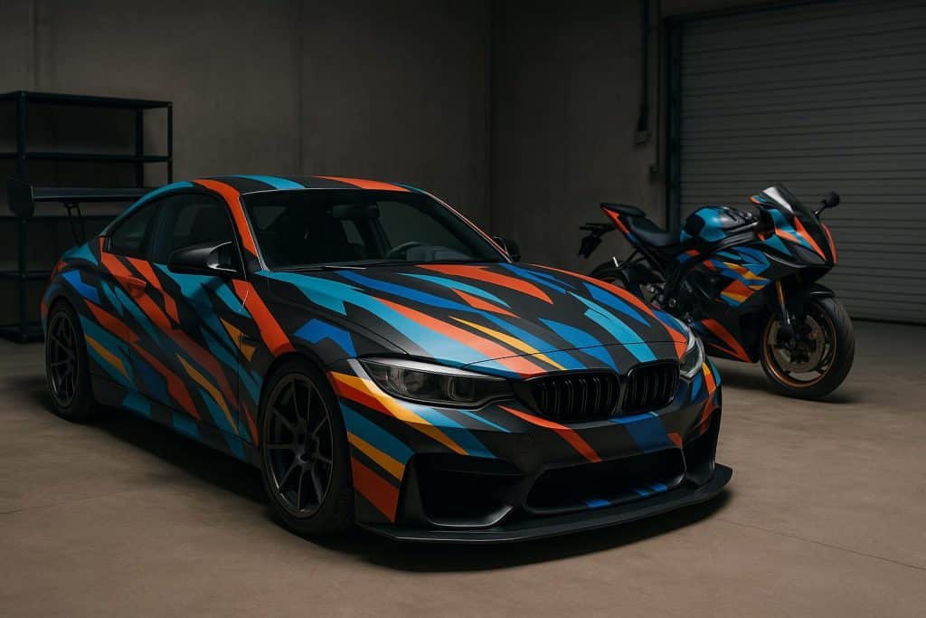 How Customization Became a Trend in Motorsports Custom motorsport car with personalized graphics highlighting customization trends in racing