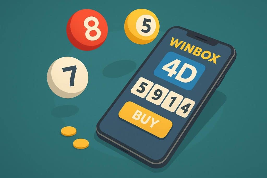 Winbox 4D on Mobile: How Playing 4D on Your Phone Actually Works Winbox 4D mobile app interface displaying lottery numbers on a smartphone screen