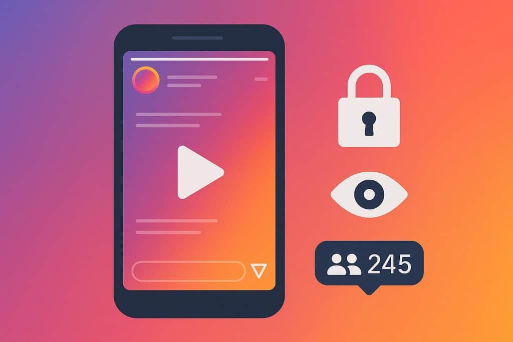 Understanding Instagram Story Viewing: Privacy, Access, and User Behavior Instagram Story privacy and viewing controls illustration with app interface and security icons