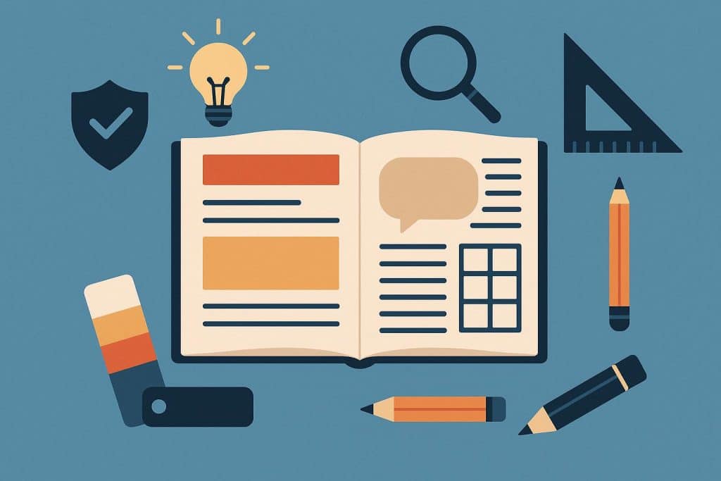 How Magazine Design Affects Reliability Magazine layout elements illustrating how design choices influence perceived article reliability