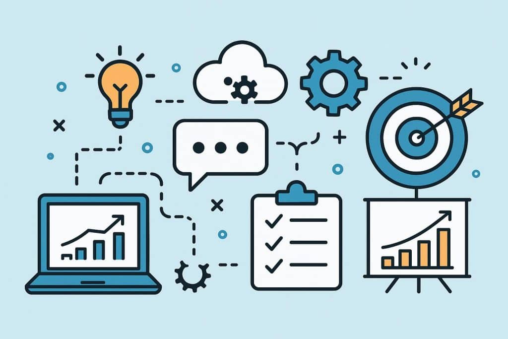 How IT Consulting Helps Businesses Align Technology Decisions With Long-Term Goals IT consultant advising a business team on strategic technology planning for long-term growth