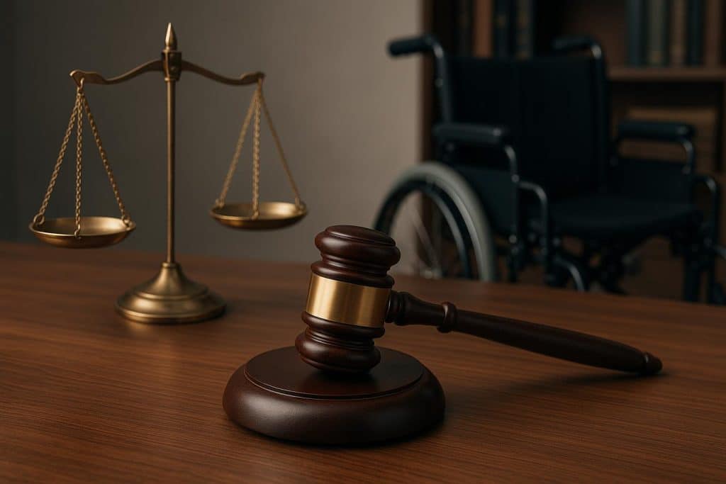 How Lawyers Handle Catastrophic Injury Cases Lawyer reviewing legal documents for a catastrophic injury case in an office setting