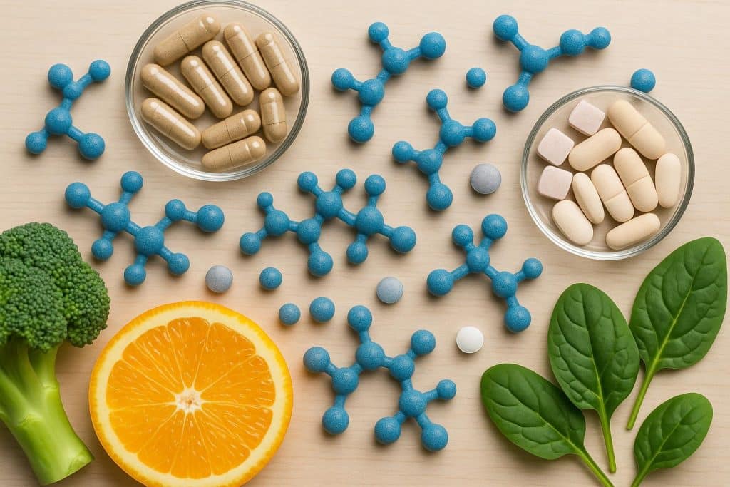 Peptides that enhance mineral absorption and micronutrient bioavailability Illustration of peptides facilitating mineral absorption and increasing micronutrient bioavailability
