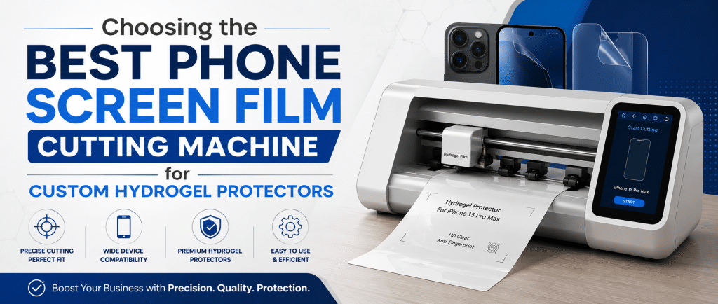Choosing the Best Phone Screen Film Cutting Machine for Custom Hydrogel Protectors Image 1 of Choosing the Best Phone Screen Film Cutting Machine for Custom Hydrogel Protectors