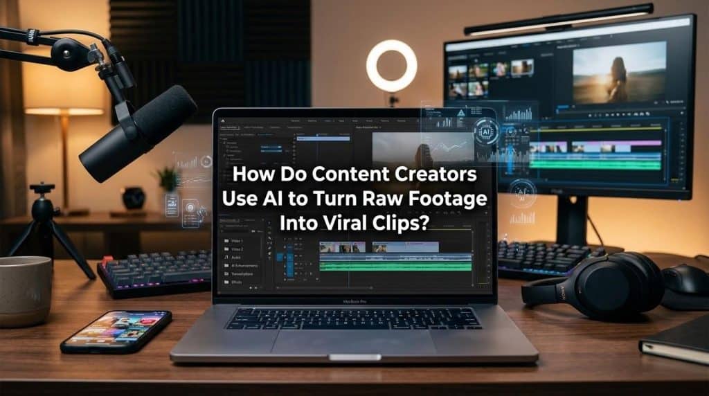 Image 1 of How Do Content Creators Use AI to Turn Raw Footage Into Viral Clips?