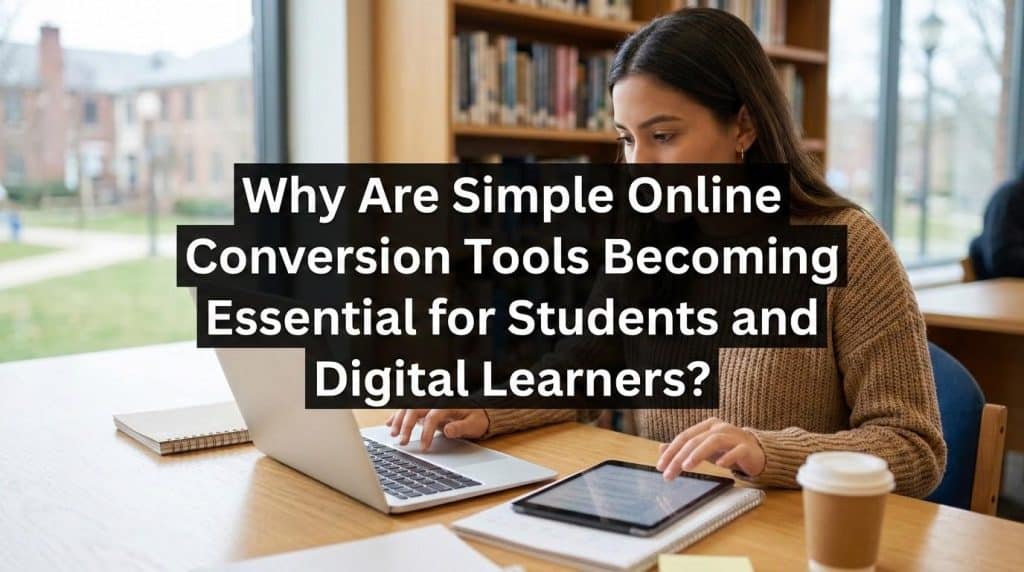 Image 1 of Why Are Simple Online Conversion Tools Becoming Essential for Students and Digital Learners?