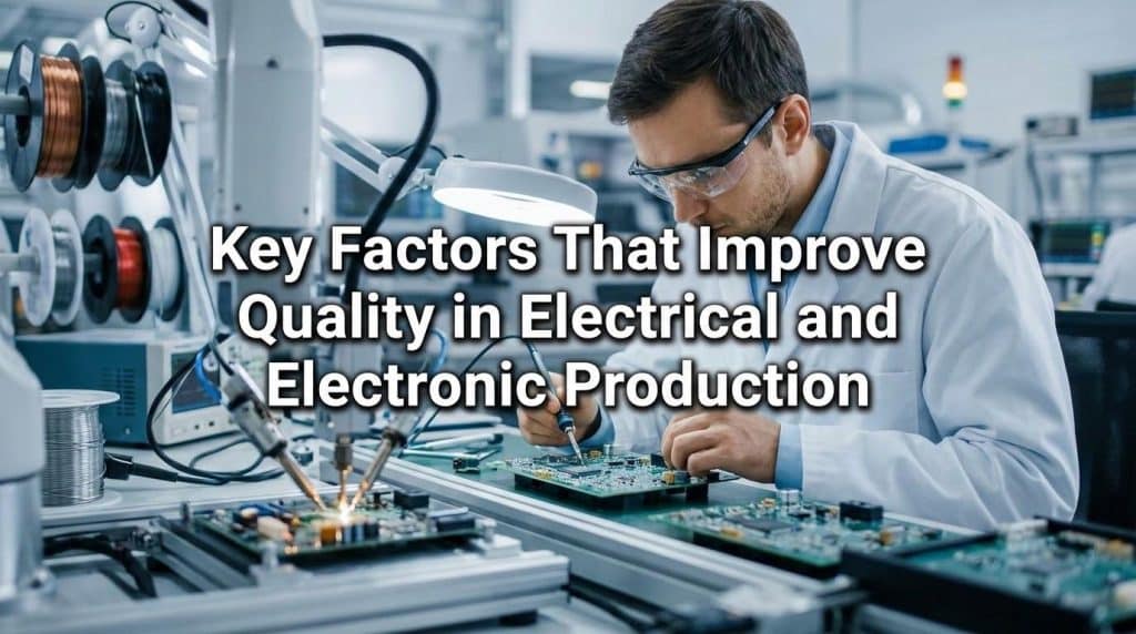 Key Factors That Improve Quality in Electrical and Electronic Production Image 1 of Key Factors That Improve Quality in Electrical and Electronic Production