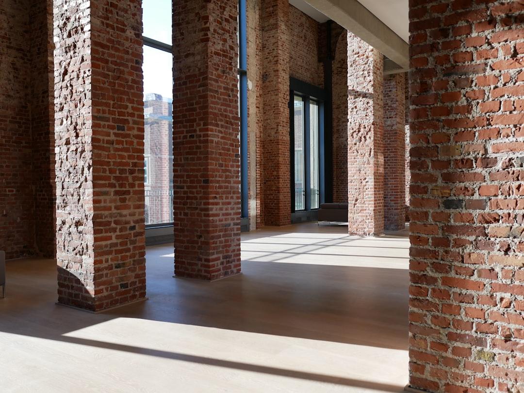 exposed brick and timber beam interiors
