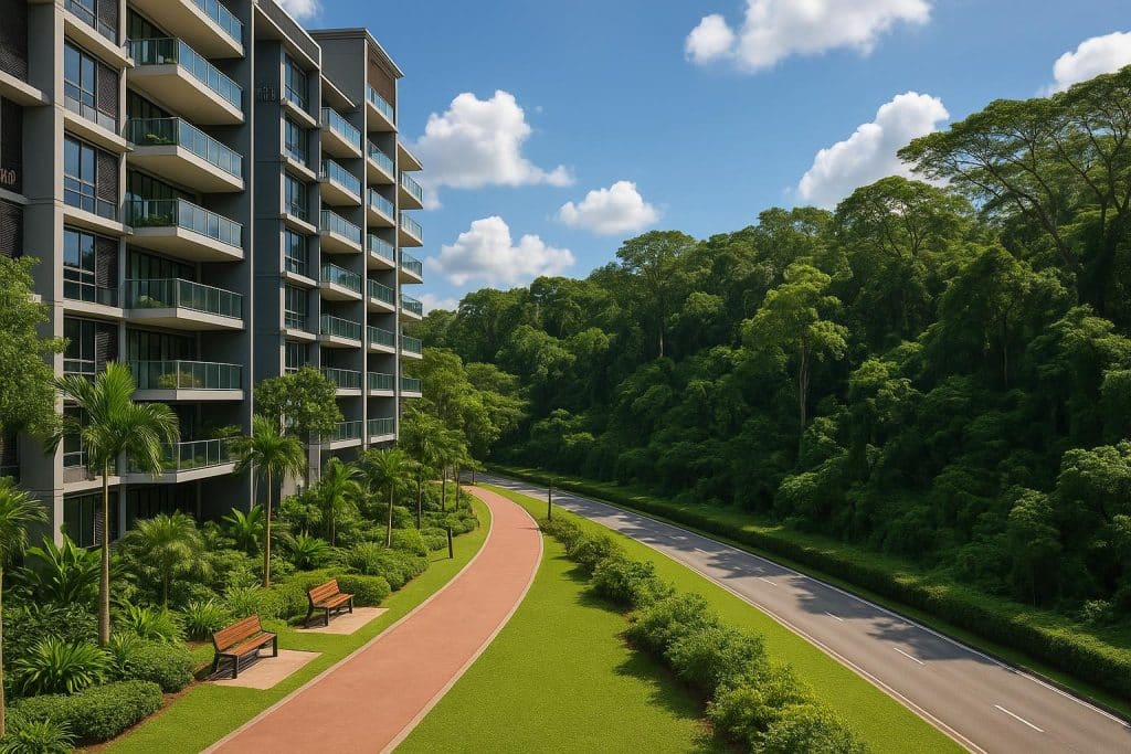 Solano Grand to Offer Residents Front-Row Access to Bukit Panjang’s Rich Greenery Solano Grand overlooking Bukit Panjang lush greenery and scenic landscaped surroundings