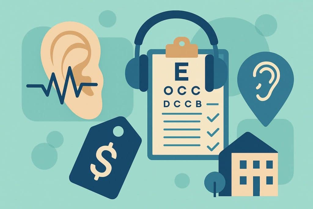 Hearing Test in Singapore: What to Expect, What It Costs, and How to Choose the Right Clinic Hearing test equipment in a Singapore clinic setting with hearing aid and consultation materials