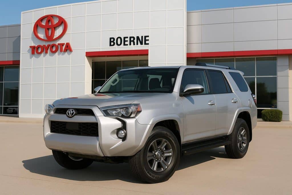 Who Can Shop New 4Runners at Toyota of Boerne? New Toyota 4Runner SUV showcased at Toyota of Boerne dealership for local shoppers