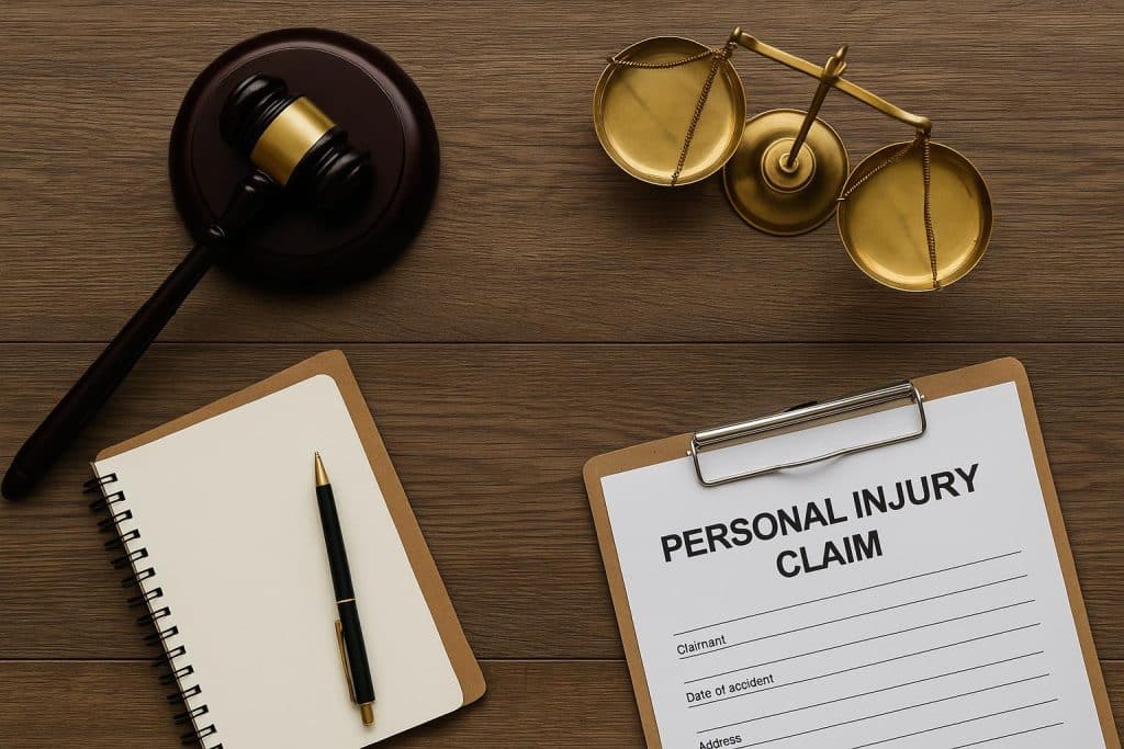 What Personal Injury Law Covers and When You Need an Attorney Gavel and legal documents symbolizing personal injury law and attorney consultation