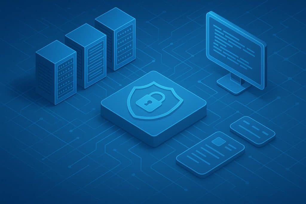 The Blueprint of Digital Sovereignty – Securing Modern Web Infrastructure Secure digital network architecture representing modern web infrastructure and online sovereignty