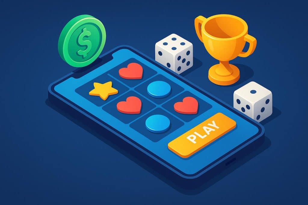 Skill-Based Gaming Explained: How Real Cash Games Are Changing Mobile Play Smartphone displaying a skill-based gaming app with cash rewards and leaderboard interface